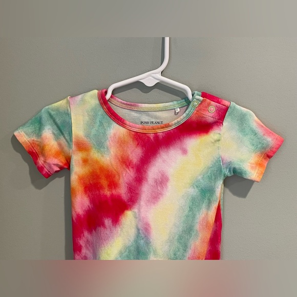 Posh Peanut Size 18-24 Month Tie Dye Romper - Picture 3 of 7